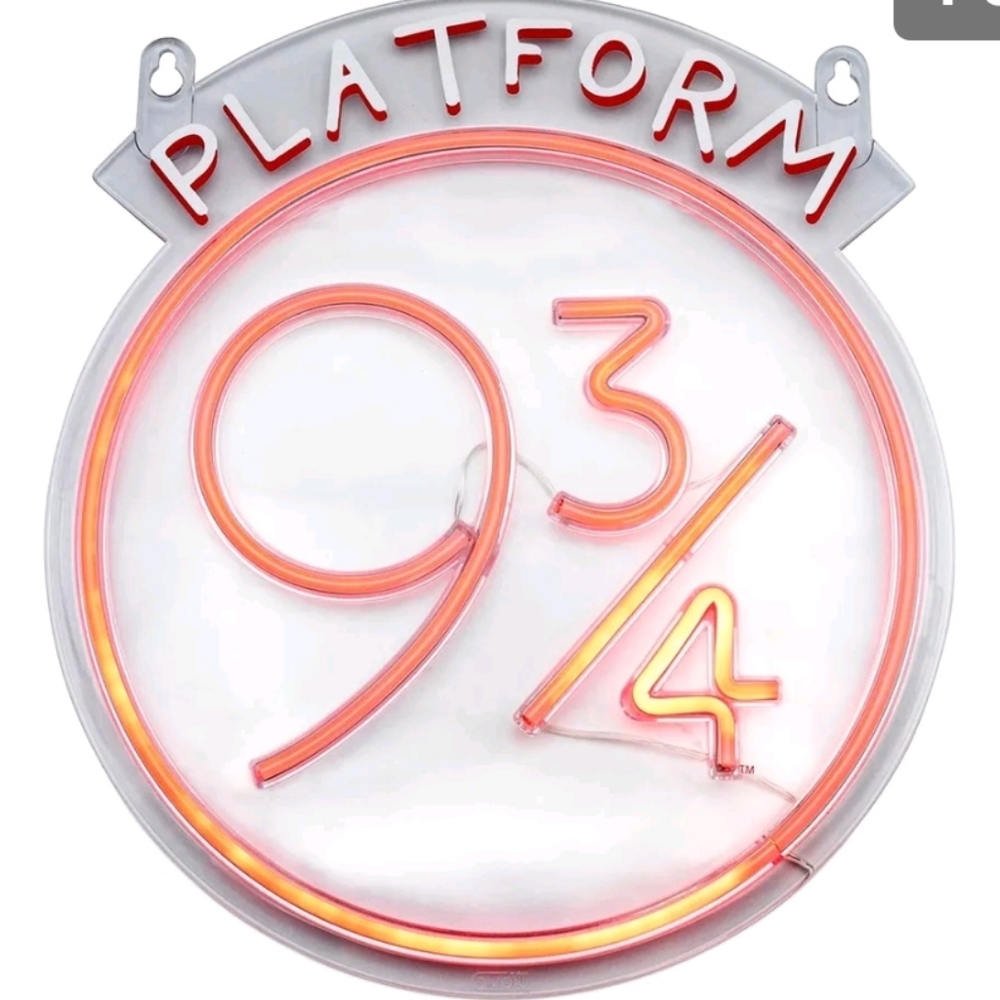 Wizarding World Harry Potter Platform 9 3/4 LED Neon Light